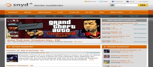 Redesign af Snyd.dk - Allround opdatering
