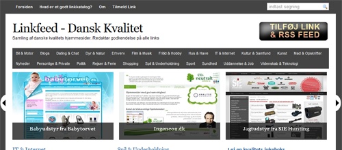 Linkfeed.dk – Katalog af kvalitet