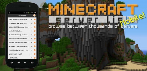 minecraft servers android app